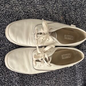 Keds Classic White Leather Sneakers